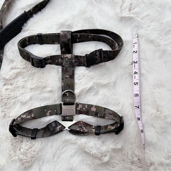 Dog Harness & Leash Bundle Camo Print S/M - Picture 3 of 5